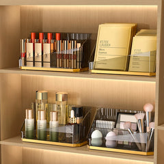 Luxury Makeup Organizer Desktop Bathroom Makeup Brush Storage Box Office Pen Box Makeup Brush Organizer Lipstick Storage Box