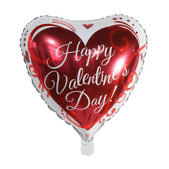 10Pcs/Set 18inch Heart Valentine's Day Foil Helium Balloons Bridal Shower Wedding Anniversary Birthday Party Decoration Globos