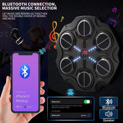 Bluetooth Music Boxing Target Boxing Machine Home Fitness Boxing Wall Target Adult Children Home Boxing Trainer Device