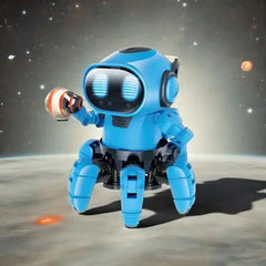 Multifunction Gesture Sensing RC Robot Toy - Intelligent Interactive STEM Toy with Music,Educational Kids Gift for Boys Girls