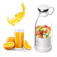 Newly Design Household Portable Juicer Blender Household Fruit Mixer- Six Blades in 3D 350ml USB Juicer Cup