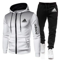 Men's Sportswear Fitness Suit, Zippered Sportswear, Running Suit, Fitness Suit, Sports Suit, Hoodie, New Style, Fashionable