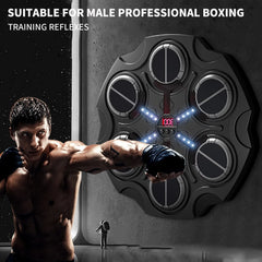 Bluetooth Music Boxing Target Boxing Machine Home Fitness Boxing Wall Target Adult Children Home Boxing Trainer Device