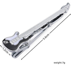 High quality guitar tie clip for men's wedding clothing tie accessories brand clip, the best choice for gift giving