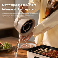 Portable Exhaust Fan Small Kitchen Hood Extractor Barbecue USB Supply Desktop Range Hoods Mini Suction Cooker Hood