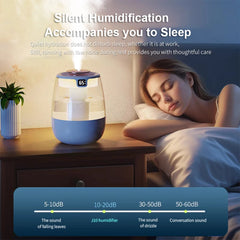 Air Humidifier Large Capacity USB Double Spray Humidifier Dual Spray Port Humidifier Desktop USB Mist Maker for Home Room Office