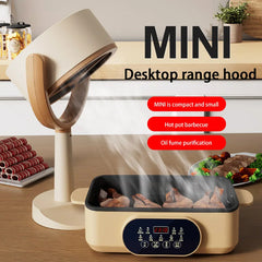 Xiaomi Small Range Hood Extractor Portable USB Charging Mini Range Hood Adjustable Angle for BBQ Hot Pot Kitchen Appliances