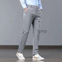 New Spring Summer Luxury Formal Pants Men Business Banquet Party Gentleman France Work Office Formal Pantalones Hombre Clothing