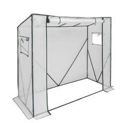 WOLTU Polythene Greenhouse PE Semi-Transparent Flower Plants Gardening Outdoor Tarpaulin Waterproof  Multi-Purpose Plant House